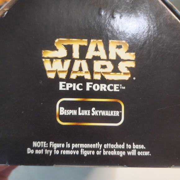 Vintage 1997 Star Wars Epic Force Bespin Luke Skywalker Rotating New Old Stock - Picture 3 of 6